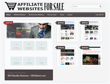 Tablet Screenshot of affiliatewebsitesforsale.org
